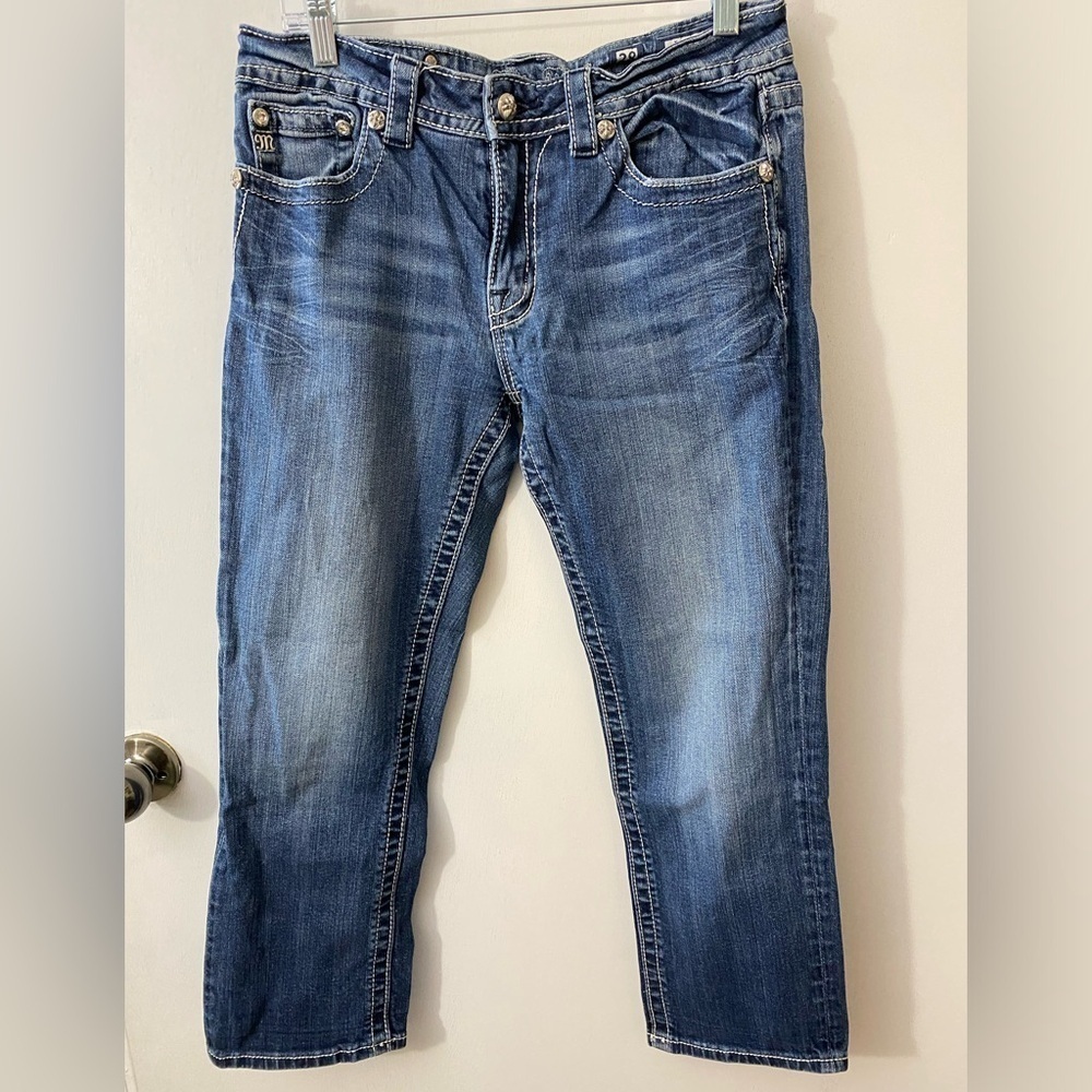 Miss Me jeans boyfriend capri Sz 28. V-23